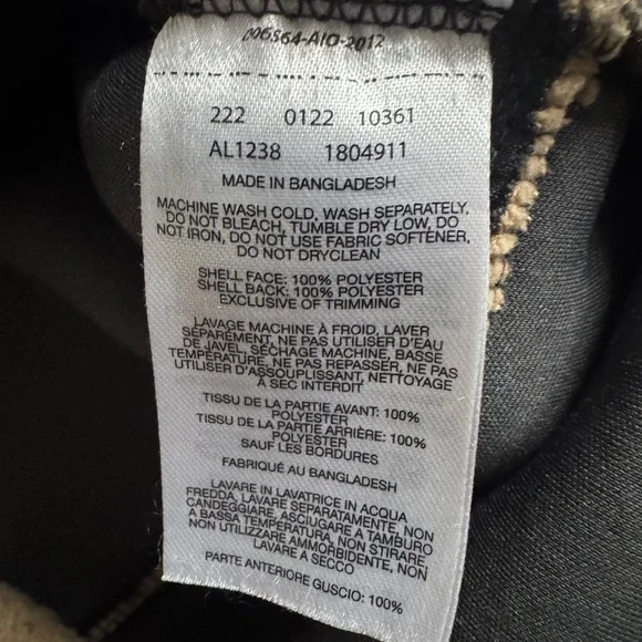 Columbia Longline Sherpa Fleece Hooded Zip Jacket Cozy Winter Outdoor Tan XS - Picture 8 of 9